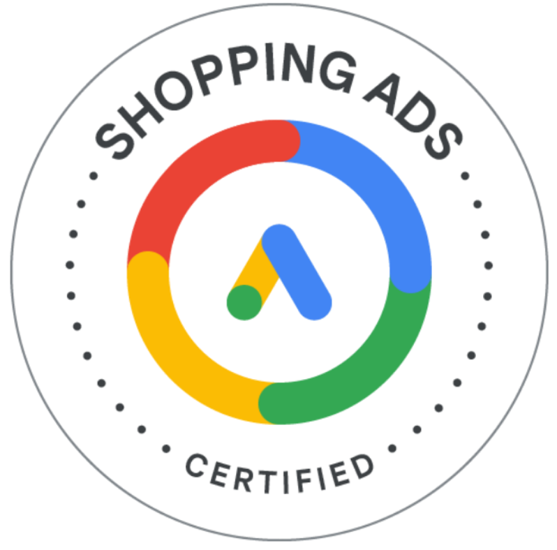 Insignia de Google Ads · Shopping (IA)