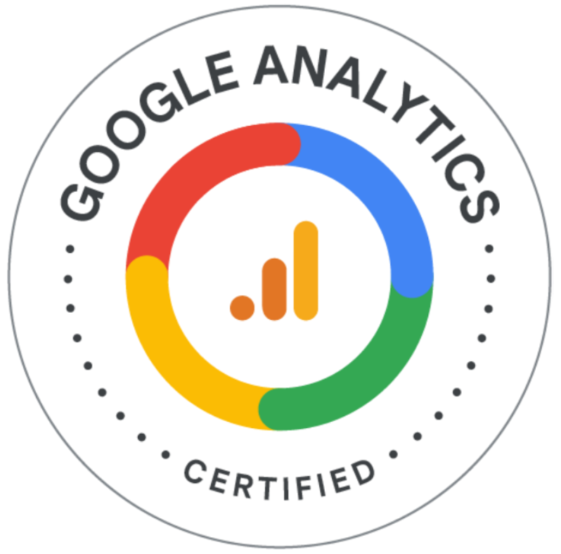 Insignia de Google Analytics 4